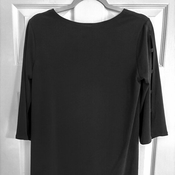 Clara Sun Woo Women's Medium Black Tunic Top NWT - Picture 2 of 5